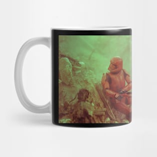 alone in battle Mug